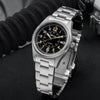 ADDIESDIVE Orologio automatico in cristallo di zaffiro da 39 mm Orologio da campo AD2074