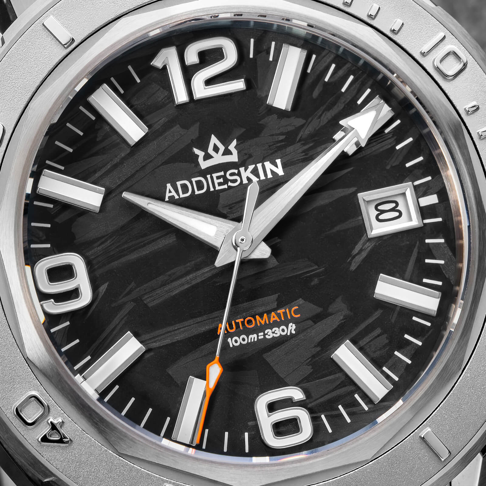 Orologio da uomo automatico AddiesKIN K007 “Carbon Luxe” con movimento 9015