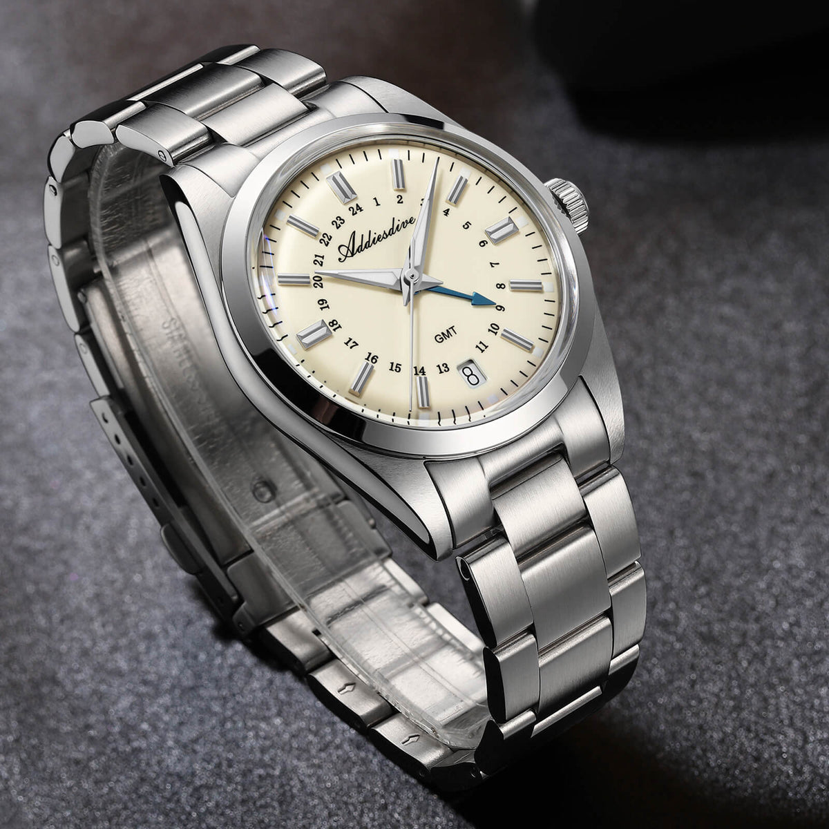 ★Saldi Anniversario★ADDIESDIVE Orologio al Quarzo GMT Elegance Collection AD2065