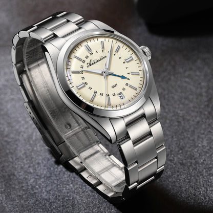 ★Saldi Anniversario★ADDIESDIVE Orologio al Quarzo GMT Elegance Collection AD2065