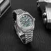AddiesKIN 40mm Orologio Automatico di Lusso con Quadrante in Titanio Cristallizzato e Movimento Miyota 9015 (Modello K006)