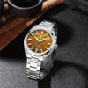 Orologio automatico di lusso AddiesKIN K010 da 40 mm con quadrante in pietra naturale e movimento Miyota 9015