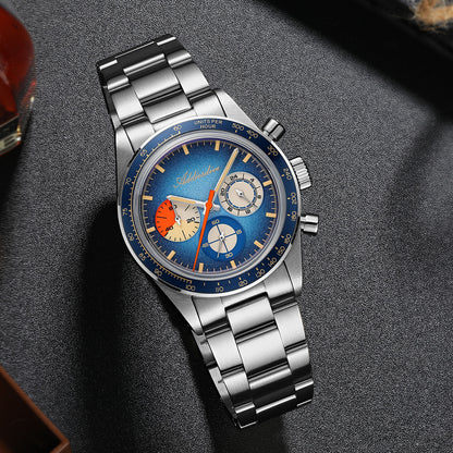 ADDIESDIVE 37mm Orologio Cronografo al Quarzo di Lusso AD2551