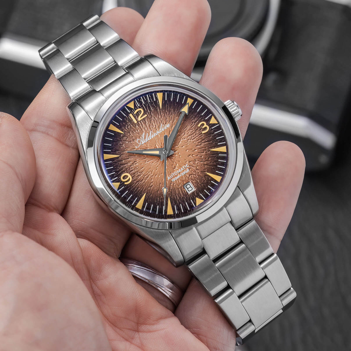 Orologio automatico da uomo Addiesdive Ocean Breath, AD2508