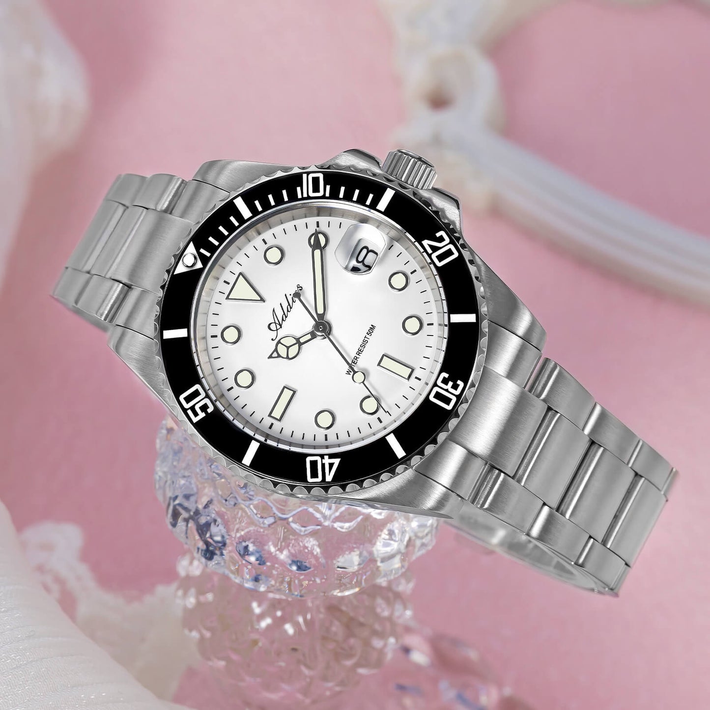 Addies Orologio al quarzo Luxury in acciaio inossidabile AW25902