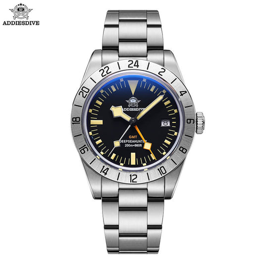 ADDIESDIVE 39mm BB GMT Orologio al quarzo Movimento RONDA515, AD2036