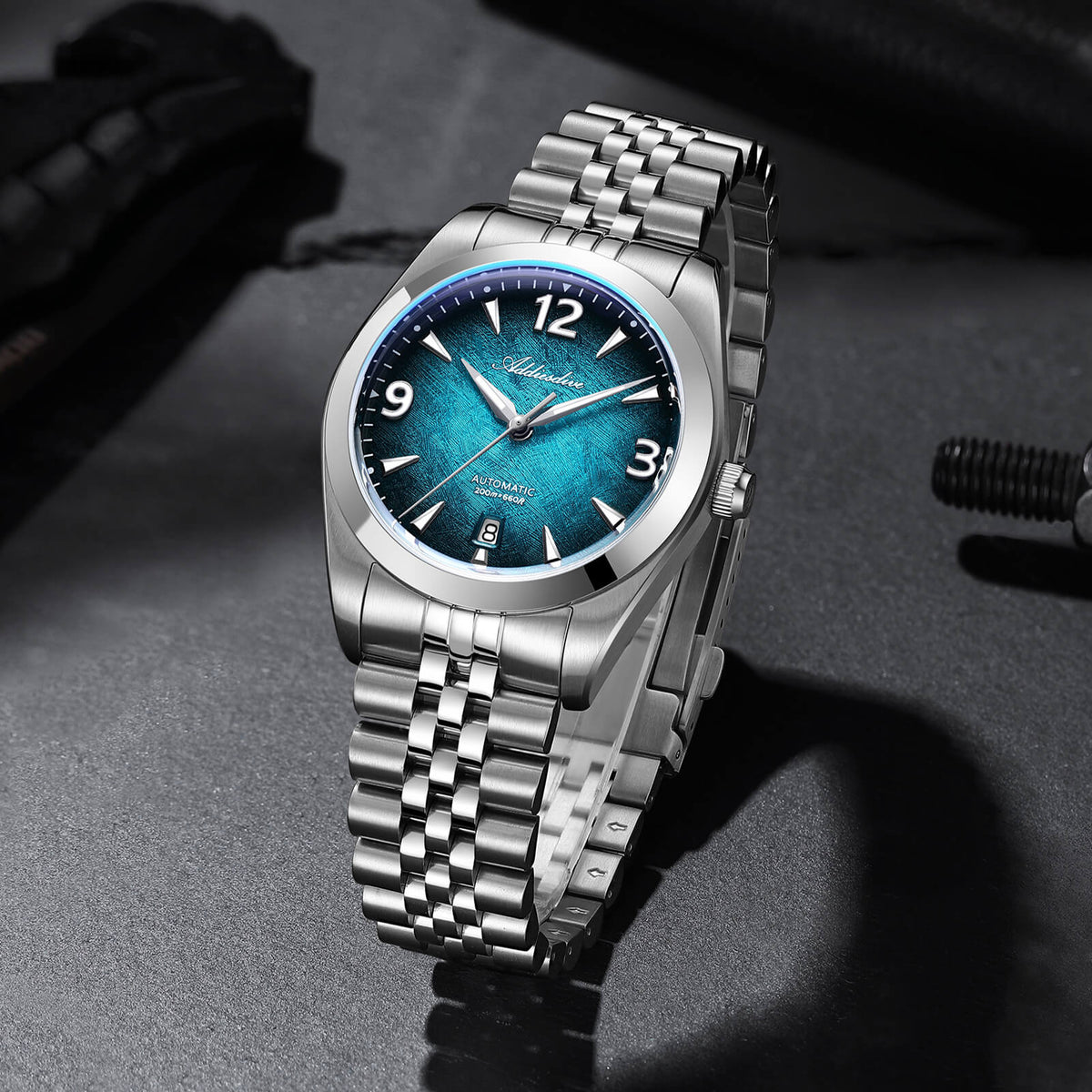 ADDIESDIVE AD2560 Orologio Automatico da Uomo 39mm – Miyota 8215, Vetro Zaffiro e Impermeabilità 200m