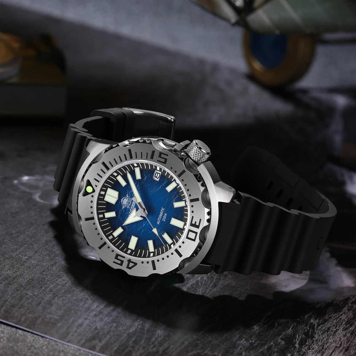 ★Speciali settimanali★ADDIESDIVE Orologio Subacqueo OceanMonster AD2047