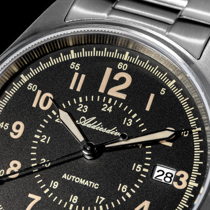 ★Magazzino Italia★ADDIESDIVE Orologio automatico in cristallo di zaffiro da 39 mm Orologio da campo AD2074