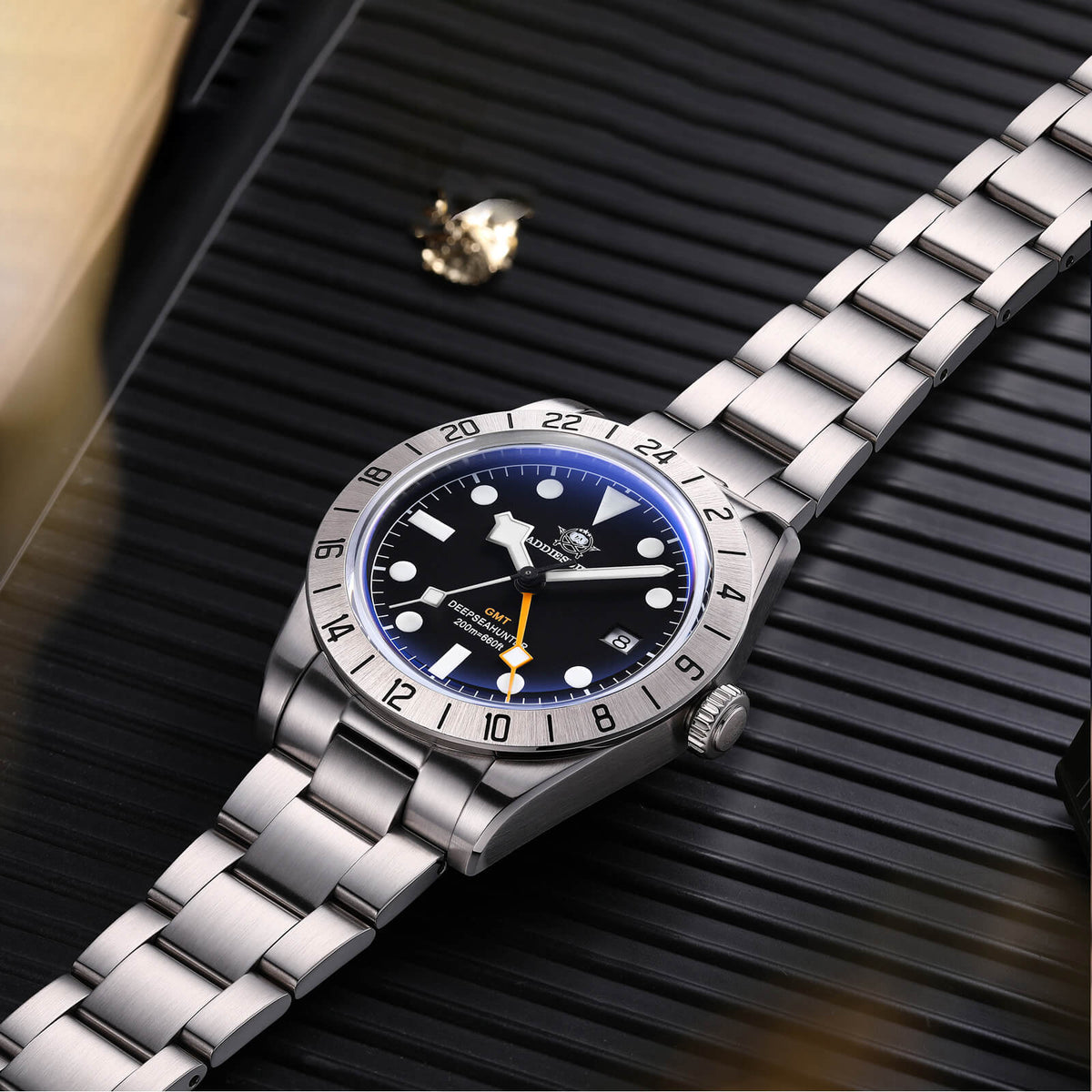 ★Speciale Capodanno★Orologio al quarzo ADDIESDIVE 39mm BB GMT con movimento RONDA515 (AD2035/AD2036)