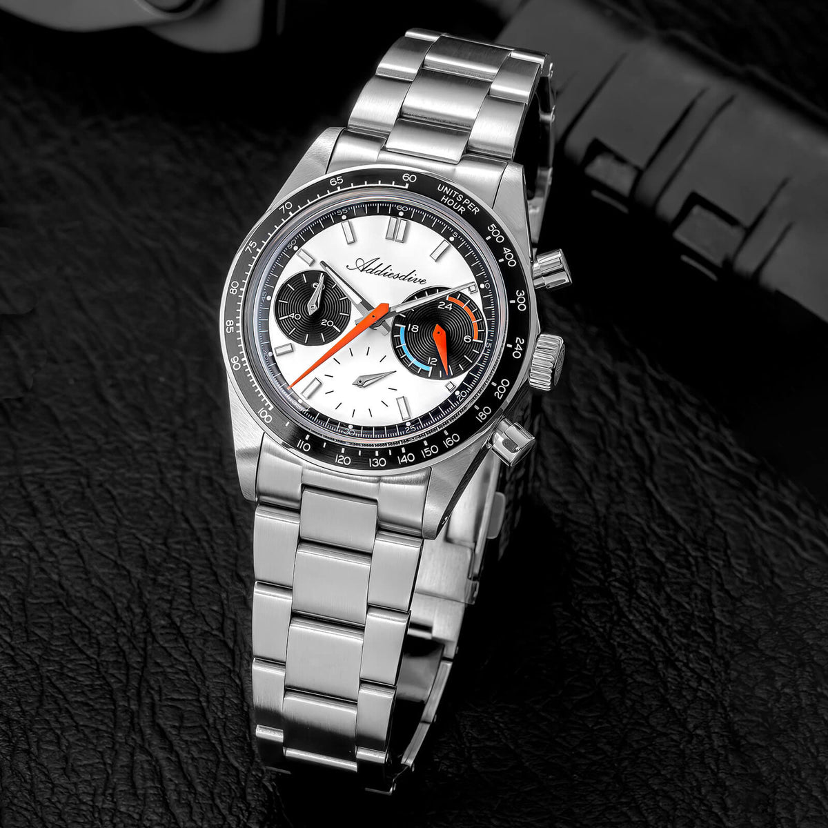 🔥SALDI D'AUTUNNO 🔥 Orologio cronografo al quarzo ADDIESDIVE 37 mm VK63 da corsa AD2539