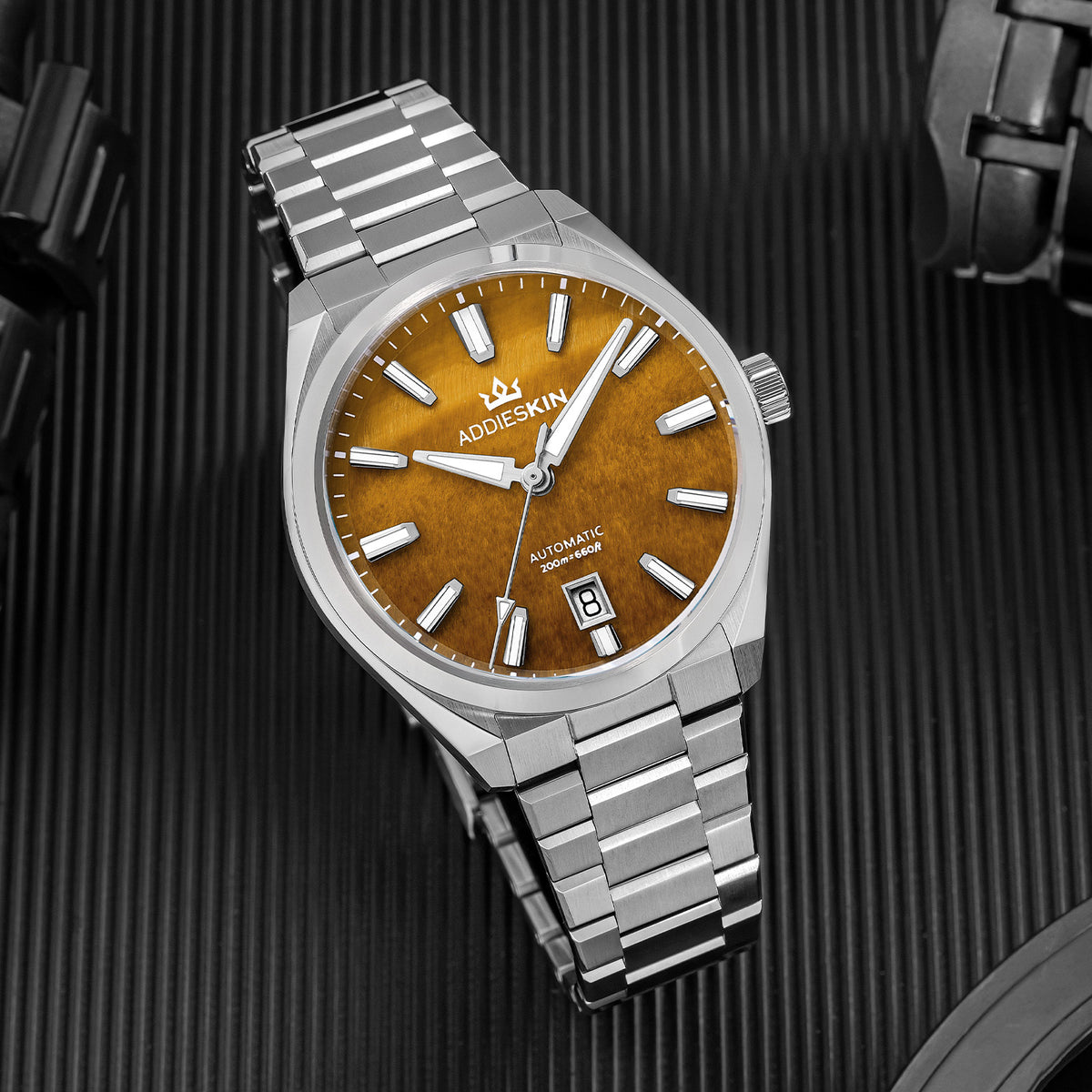 🔥SALDI D'AUTUNNO 🔥 Orologio automatico di lusso AddiesKIN K010 da 40 mm con quadrante in pietra naturale e movimento Miyota 9015