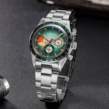 ADDIESDIVE 37mm Orologio Cronografo al Quarzo di Lusso AD2551