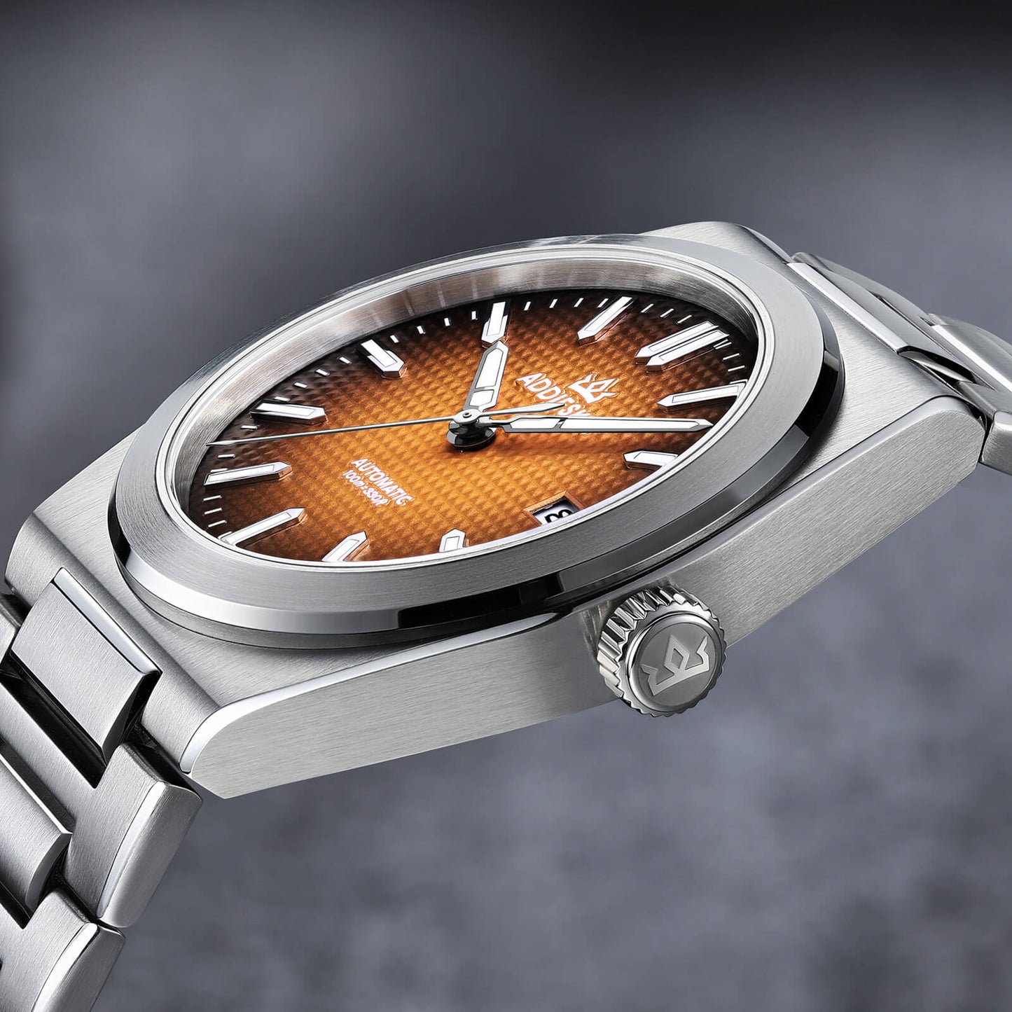 Orologio da uomo ADDIESKIN K004 "Waffle Elegance" automatico 9015