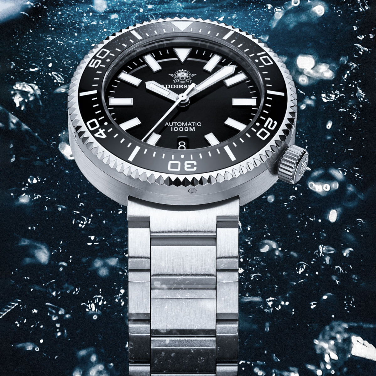 ★Magazzino italiano★ADDIESDIVE Diver 1000M Professional Diving Watch 45MM (MY-H6)