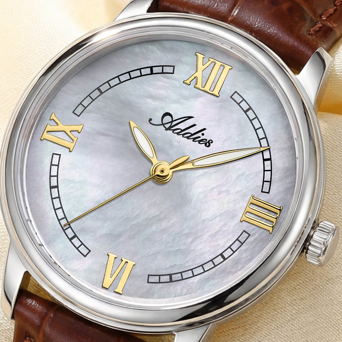 🔥SALDI D'AUTUNNO 🔥 Orologio da Donna di Lusso Addies 31mm in Acciaio Inossidabile al Quarzo AW25906