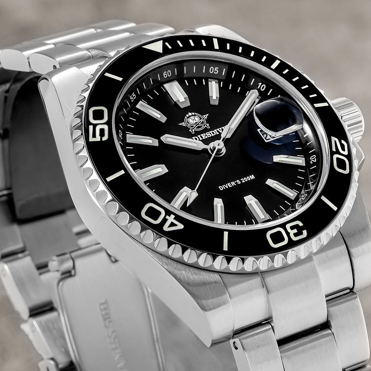 ★Speciale Capodanno★Orologio al quarzo vintage ADDIESDIVE da 41 mm, subacquei, AD2510