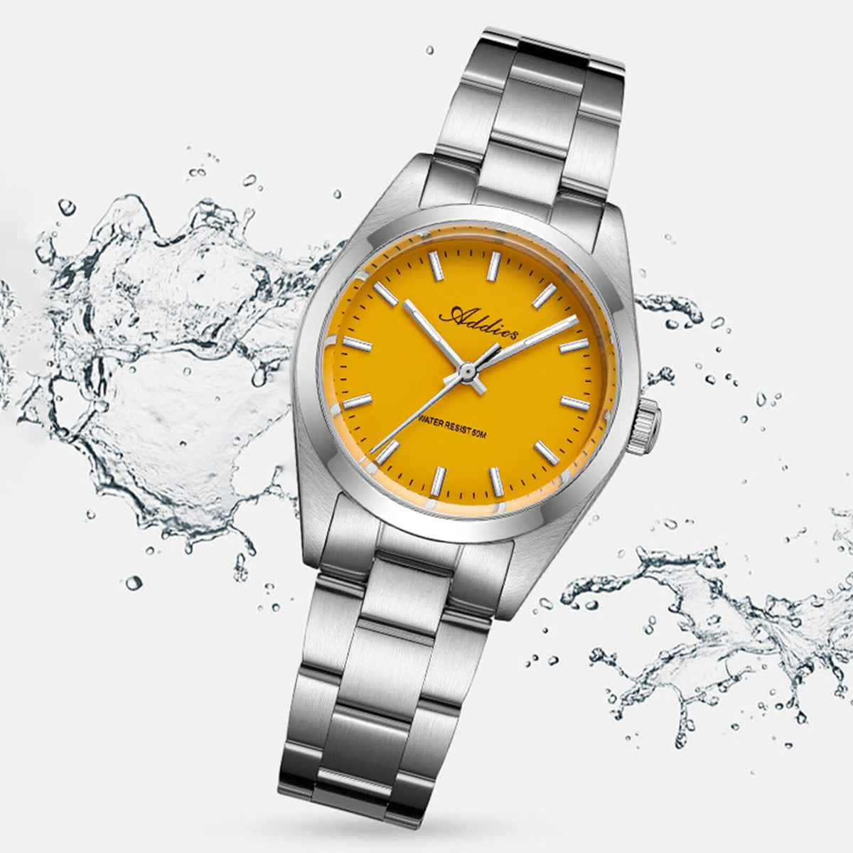 Orologio da donna di lusso Addies, al quarzo, in acciaio inossidabile, 31 mm – AW25903