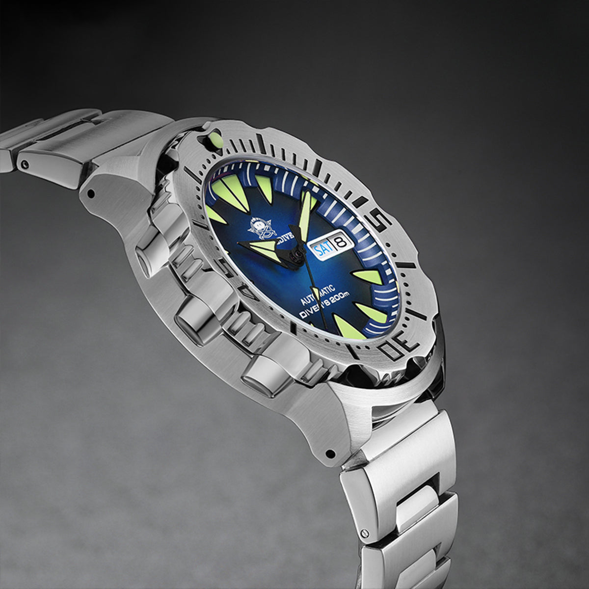 🔥SALDI D'AUTUNNO 🔥 Orologi automatici da sub ADDIESDIVE® Monster da uomo (AD2103)