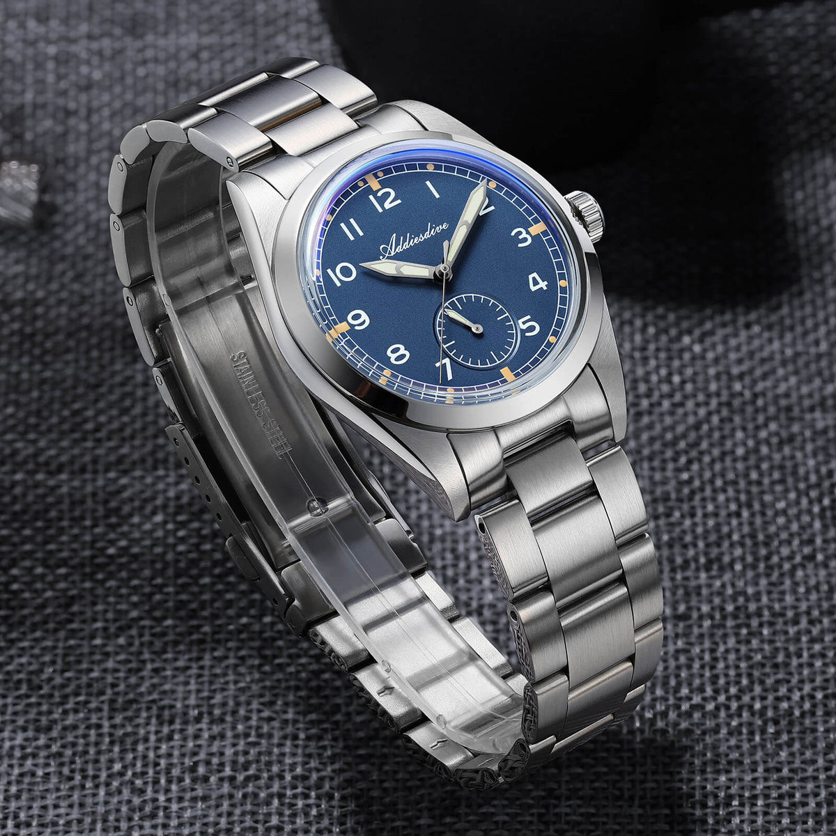 ★Speciali settimanali★Orologio da pilota vintage ADDIESDIVE 36 mm VH60 (AD2099)
