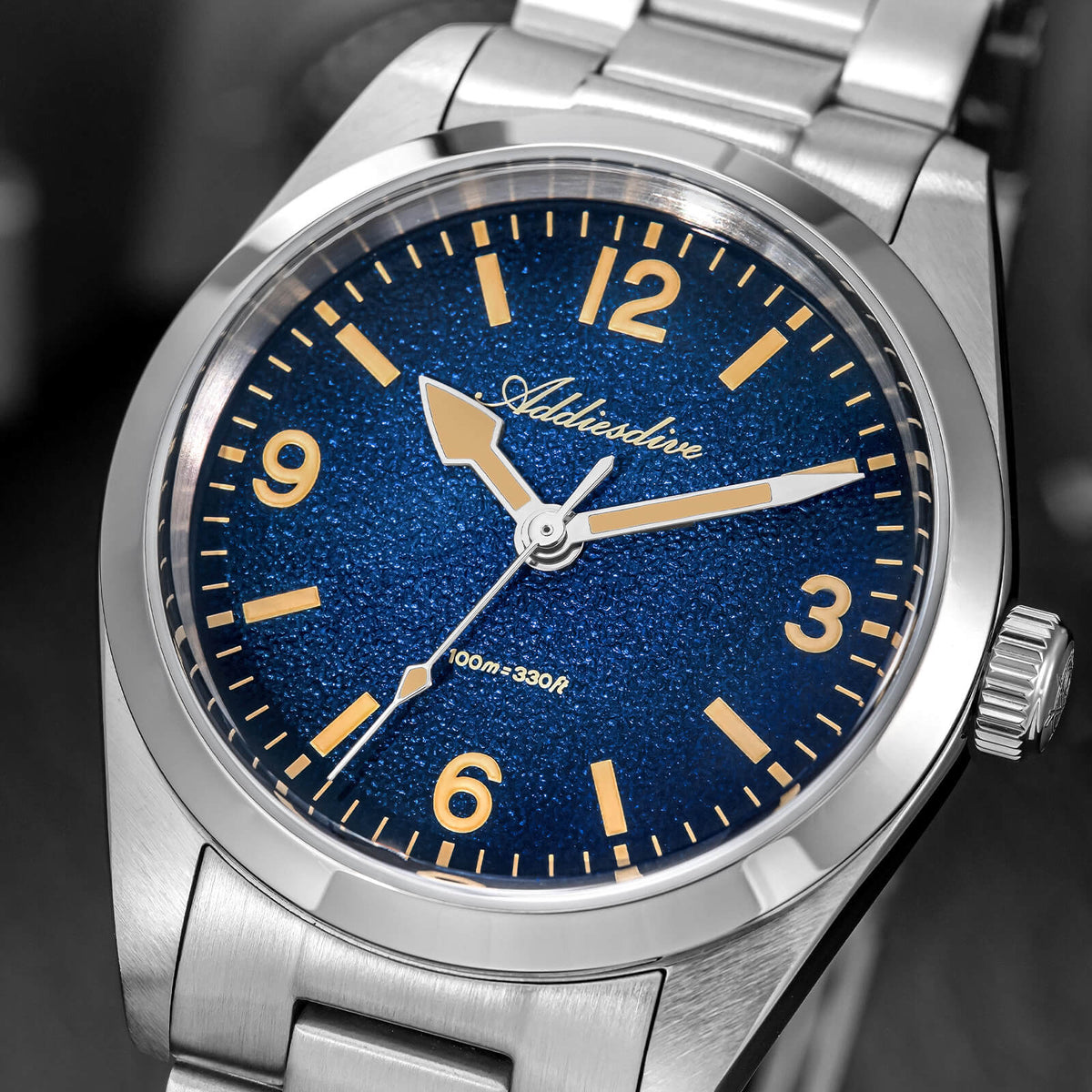 ADDIESDIVE Orologio al Quarzo Vintage 36mm C3 – Mod. AD2544