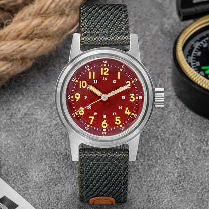 ★Magazzino Italia★ADDIESDIVE Orologio meccanico vintage 36mm AD2076