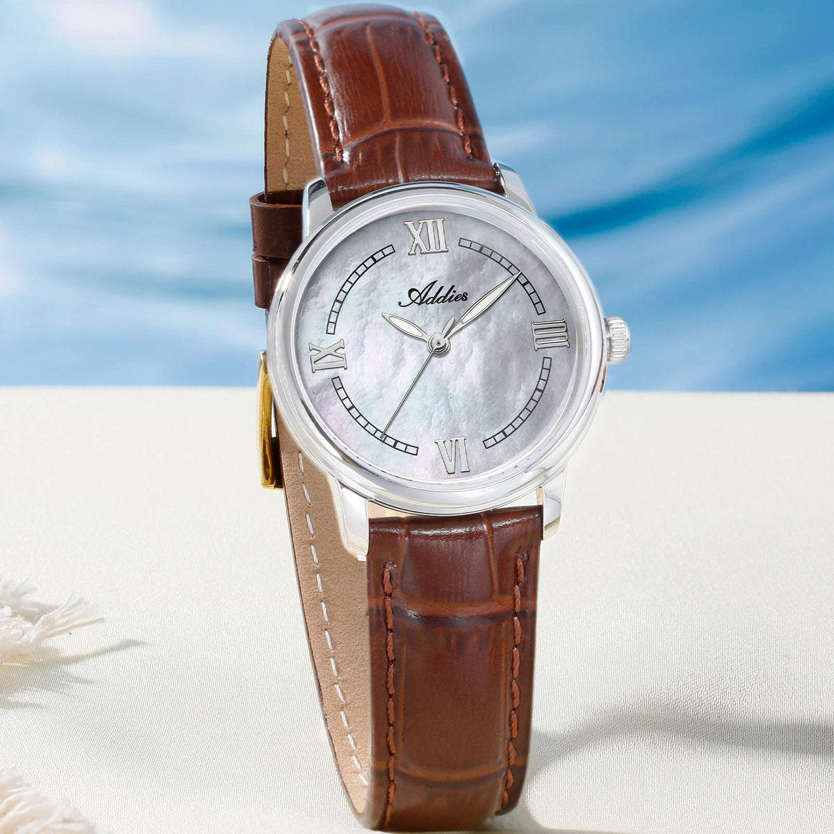🔥SALDI D'AUTUNNO 🔥 Orologio da Donna di Lusso Addies 31mm in Acciaio Inossidabile al Quarzo AW25906