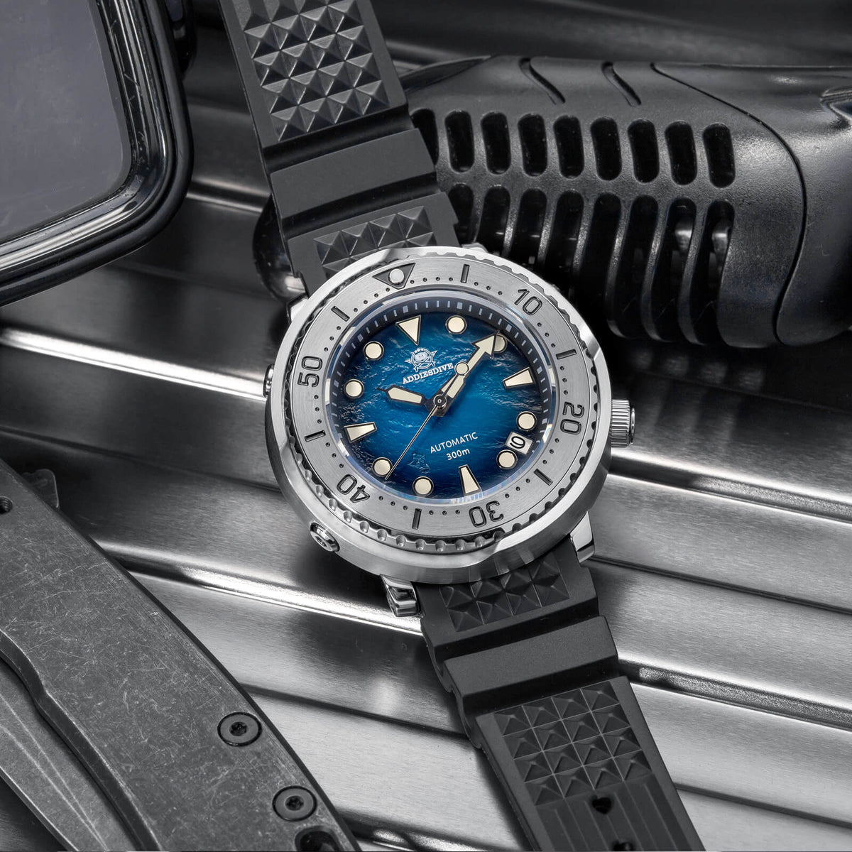 ADDIESDIVE® Orologio Subacqueo Automatico Tuna 300M AD2049