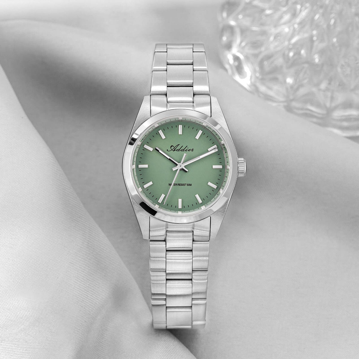 Orologio da donna di lusso Addies, al quarzo, in acciaio inossidabile, 31 mm – AW25903