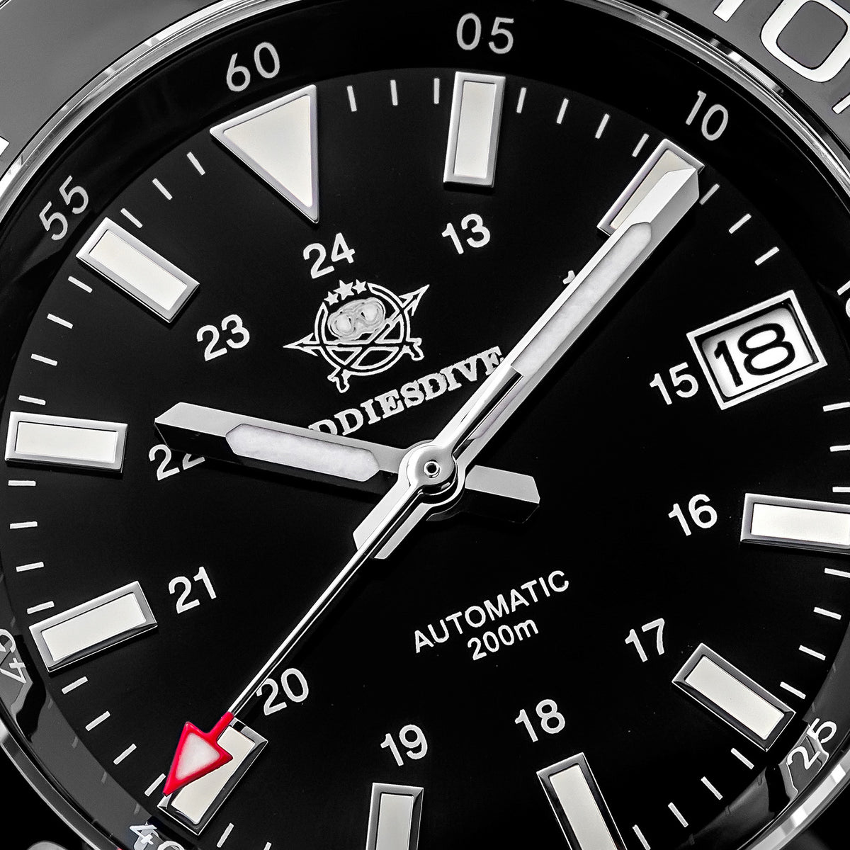 ★Saldi Anniversario★Orologio subacqueo automatico da uomo ADDIESDIVE con vetro zaffiro sintetico AD2504