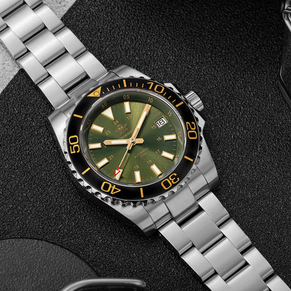 ★Saldi Anniversario★Orologio subacqueo automatico da uomo ADDIESDIVE con vetro zaffiro sintetico AD2504
