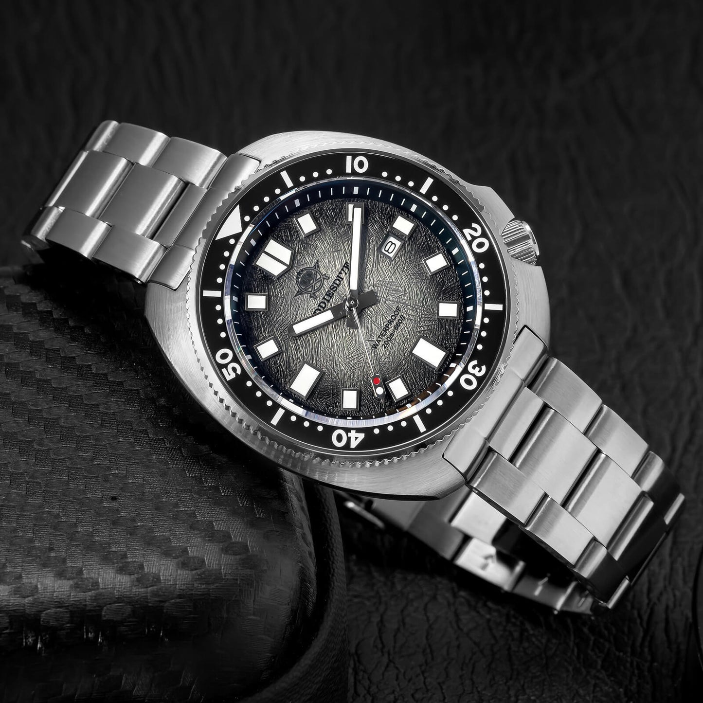 ★Saldi Anniversario★Addiesdive Turtle Orologio subacqueo al quarzo da uomo con cristallo di zaffiro AD2511