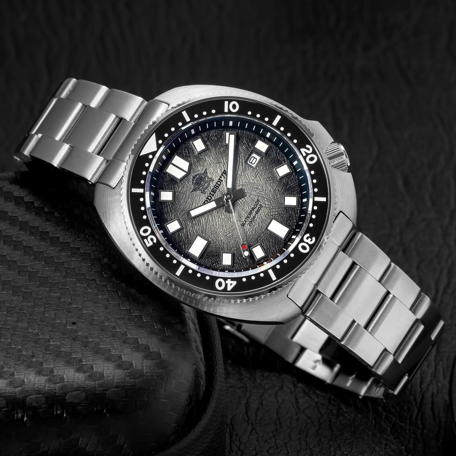★Saldi Anniversario★Addiesdive Turtle Orologio subacqueo al quarzo da uomo con cristallo di zaffiro AD2511