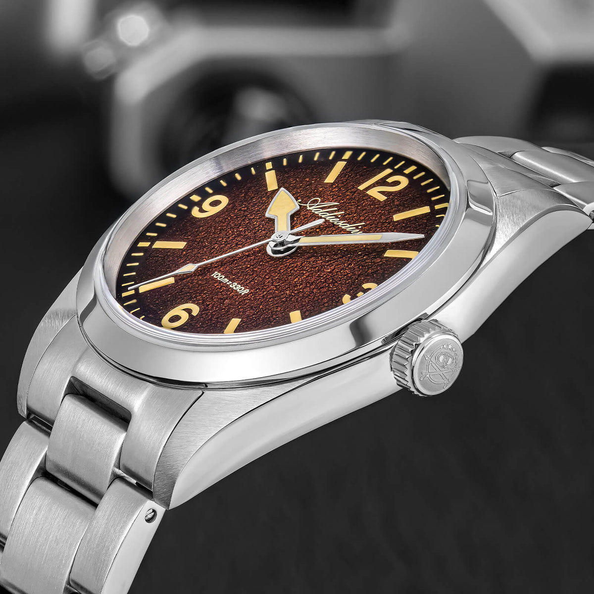 ADDIESDIVE Orologio al Quarzo Vintage 36mm C3 – Mod. AD2544