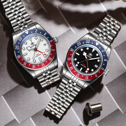 ★Saldi Anniversario★ADDIESDIVE 39mm Orologio al Quarzo BB58 GMT AD2044