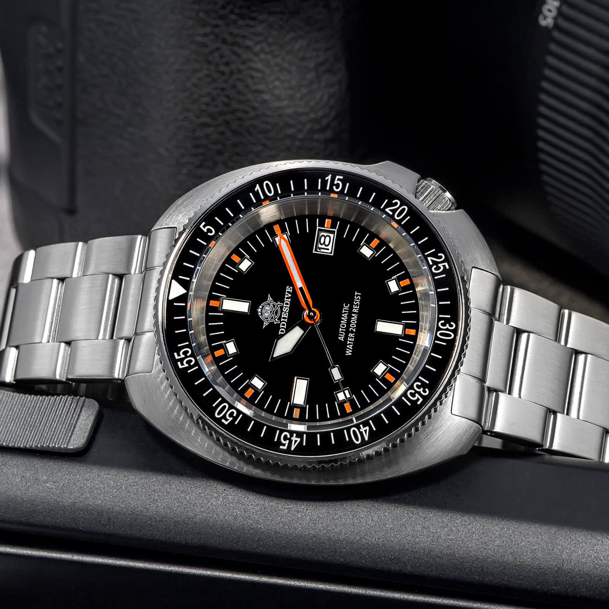 ★Saldi Anniversario★ADDIESDIVE Orologio Subacqueo Retro Captain Willard AD2081