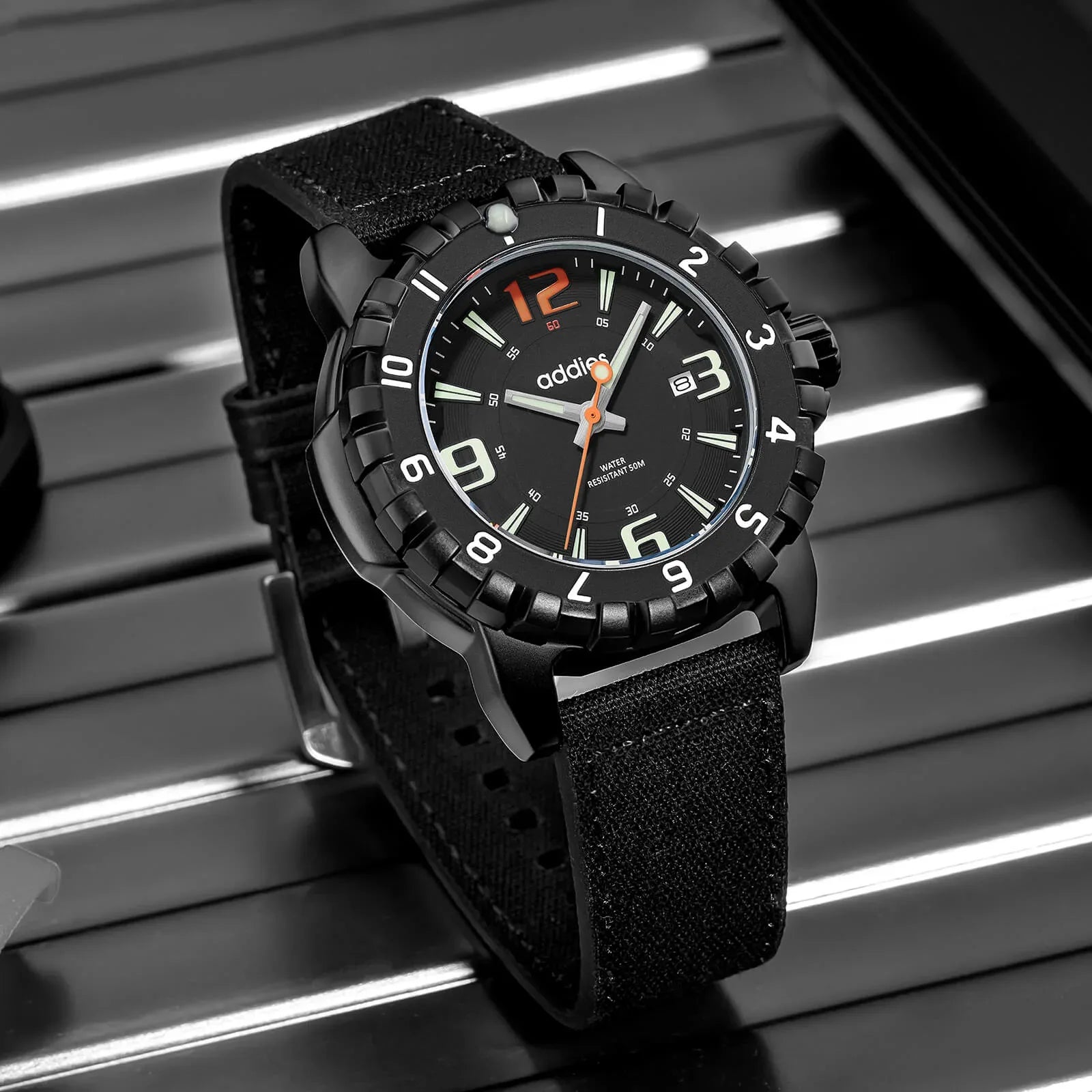 ADDIES Orologio Sportivo al Quarzo MY-057, Impermeabile Fino a 50 m
