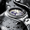 Orologio subacqueo ADDIESIVE con vetro zaffiro sintetico e quadrante luminoso 200M H8-Surf