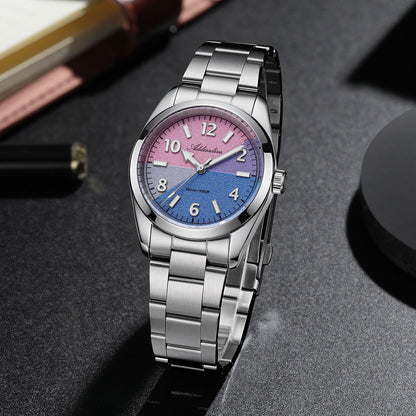 🔥SALDI D'AUTUNNO 🔥 Orologio al quarzo ADDIESDIVE da 36 mm con quadrante a blocchi di colore AD2555 vetro zaffiro
