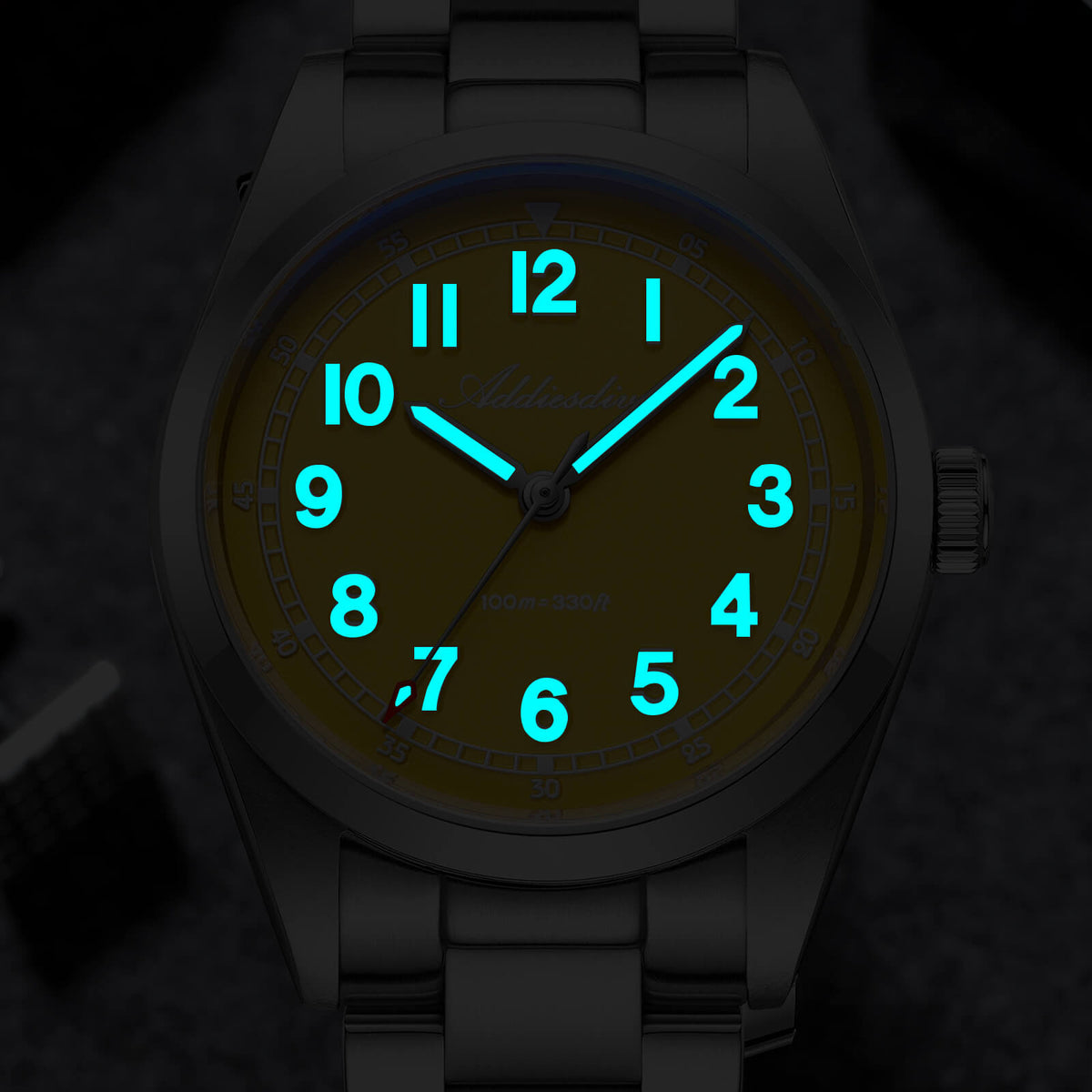 Orologio al quarzo ADDIESDIVE da 36 mm con movimento Super 2035 AD2521