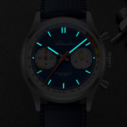 ★Saldi Anniversario★Orologio cronografo ADDIESDIVE VK64 da 38 mm ispirato alle corse AD2529
