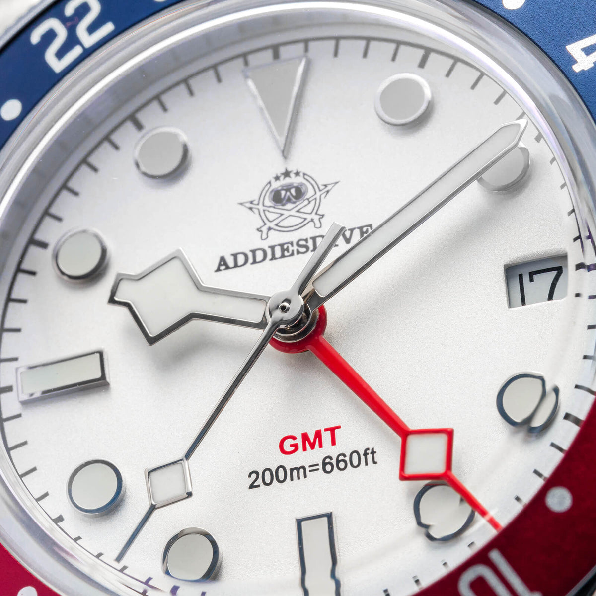 ★Saldi Anniversario★ADDIESDIVE 39mm Orologio al Quarzo BB58 GMT AD2044
