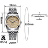 Addiesdive Orologio Meccanico NH35 con Quadrante Sabbia da 39 mm (AD2059)