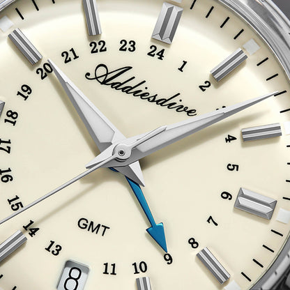 ★Saldi Anniversario★ADDIESDIVE Orologio al Quarzo GMT Elegance Collection AD2065