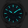 AddiesKIN 40mm Orologio Automatico di Lusso con Quadrante in Titanio Cristallizzato e Movimento Miyota 9015 (Modello K006)