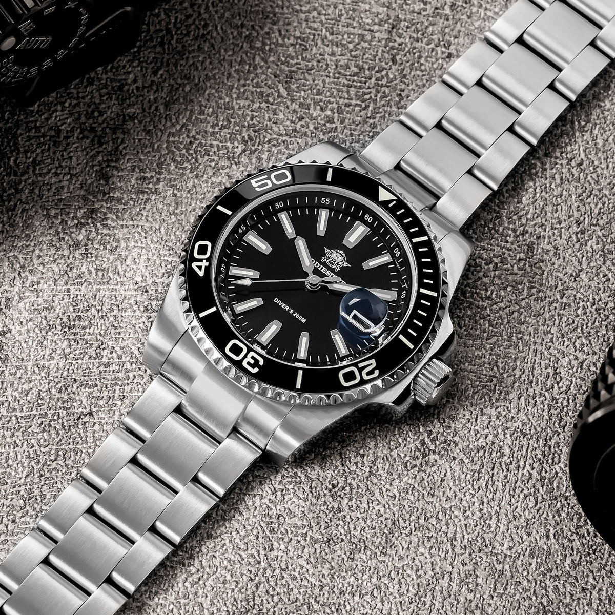 ★Speciale Capodanno★Orologio al quarzo vintage ADDIESDIVE da 41 mm, subacquei, AD2510