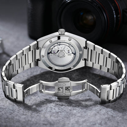 Orologio da uomo AddiesKIN K008 con quadrante in madreperla da 39 mm e movimento Miyota 9015.