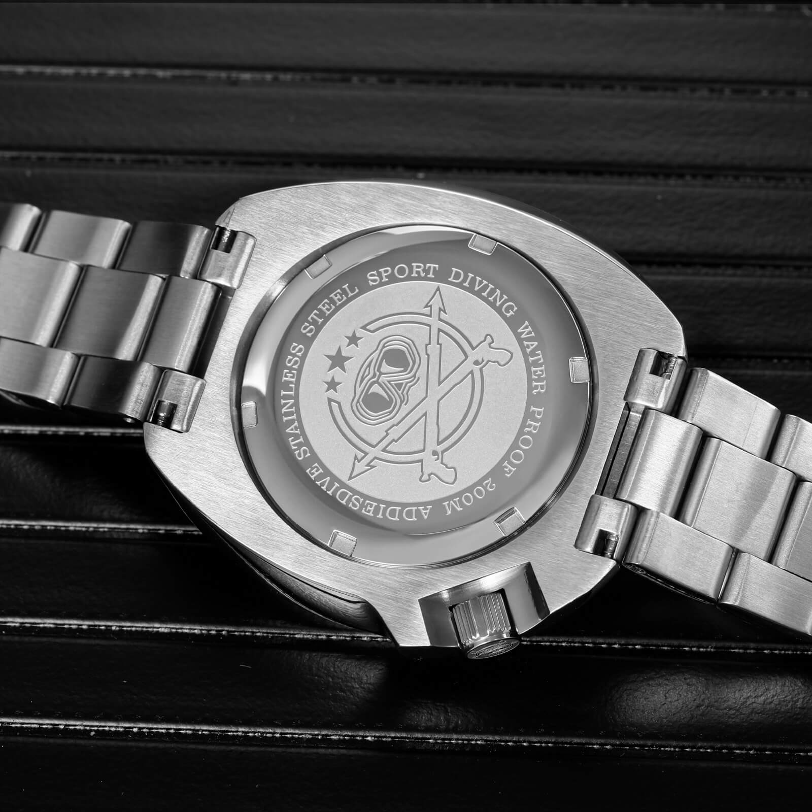 ★Saldi Anniversario★Addiesdive Turtle Orologio subacqueo al quarzo da uomo con cristallo di zaffiro AD2511