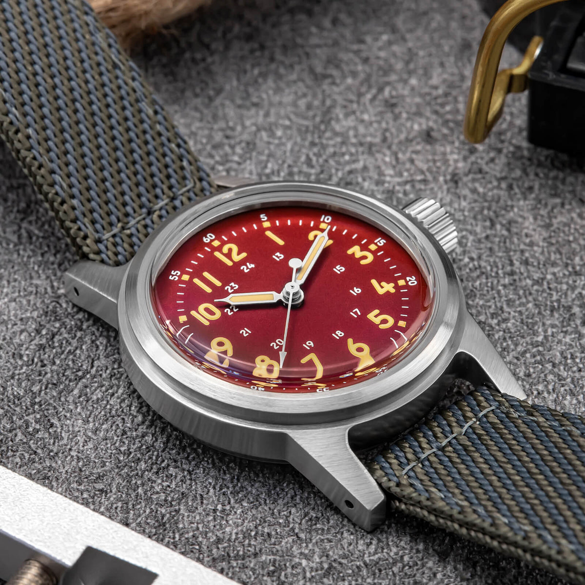 ADDIESDIVE 36mm Orologio Meccanico Vintage AD2076