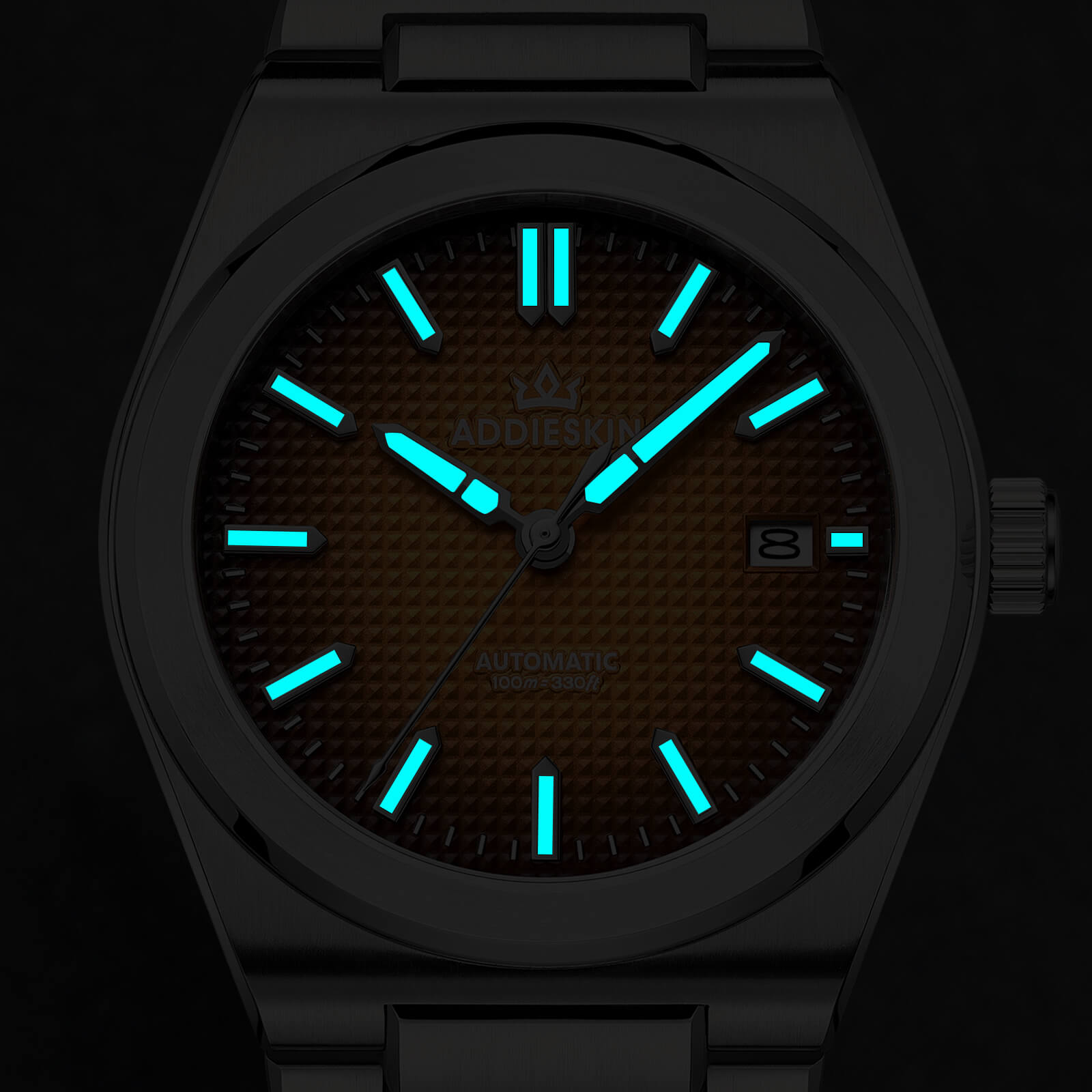 Orologio da uomo ADDIESKIN K004 "Waffle Elegance" automatico 9015